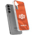 Oklahoma State University Orange Jersey Galaxy S24 Plus Clear Case